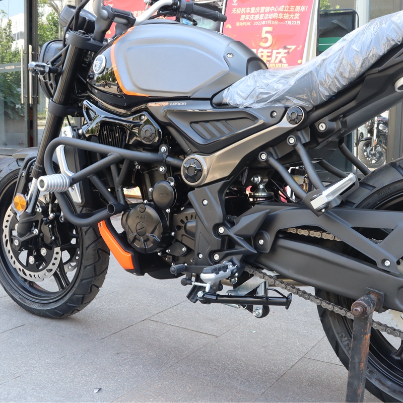 适用无极300AC防摔杠2022款保险杠竞技杠LX30P0-6U护杠摩托车改装