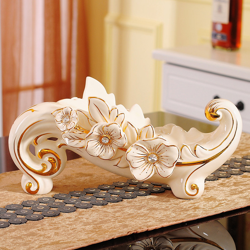 欧式红酒架摆件 创意家居陶瓷车葡萄红酒瓶展示架子 客厅酒柜装饰