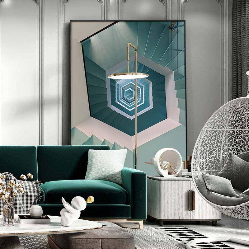 大幅大尺寸装饰画抽象建筑玄关客厅背景落地挂画巨幅轻奢壁画现代,金属材料及制品,金属加工件/五金加工件,淘宝优惠券,粉丝福利购,淘宝优惠卷