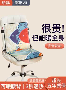 昕科电加热坐垫办公室椅垫暖脚宝取暖神器电暖发热座椅垫电热坐垫