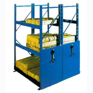 中重型移动仓储密集货架手摇柜密集型仓库货架移动档案柜摇臂柜