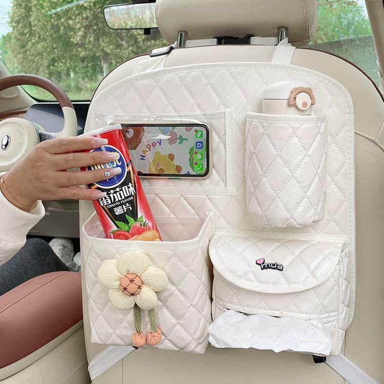 汽车座椅后背收纳袋可爱鸭车载置物挂袋车内多功能纸巾盒垃圾桶,特色手工艺,其他特色工艺品,淘宝优惠券,粉丝福利购,淘宝优惠卷