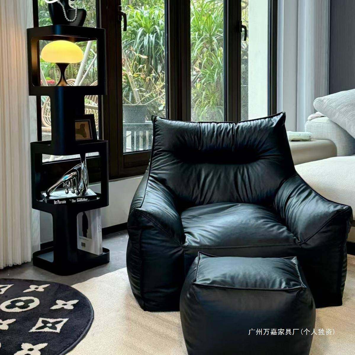 懒人沙发可躺可睡阳台客厅网红躺卧榻榻米小户型单人卧室皮革沙发,特色手工艺,其他特色工艺品,淘宝优惠券,粉丝福利购,淘宝优惠卷