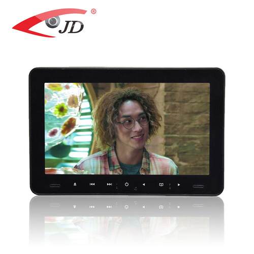 新款9寸车载外挂DVD显示器高清汽车后排娱乐头枕DVD车载显示器