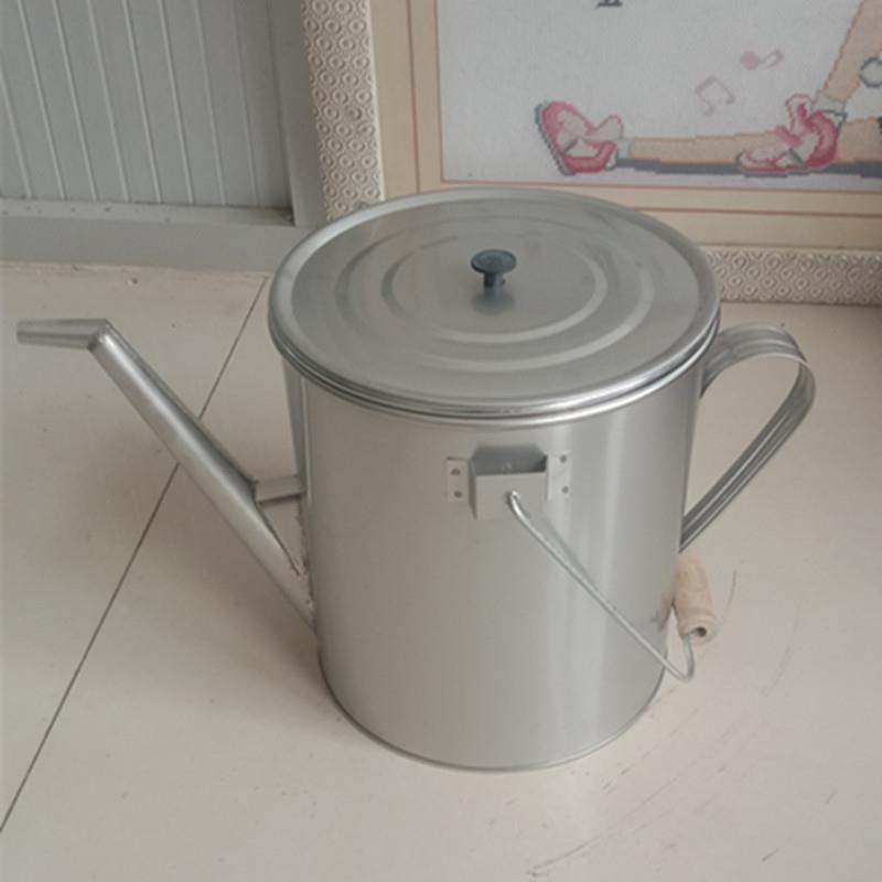 直销10L不锈钢过滤加油壶圆形锥形长嘴过滤加油桶型号齐全