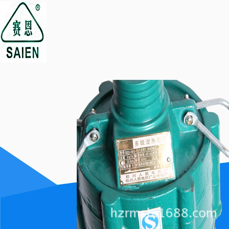 供应杭州人民多级潜水泵全铜线井用潜泵小老鼠农用灌溉
