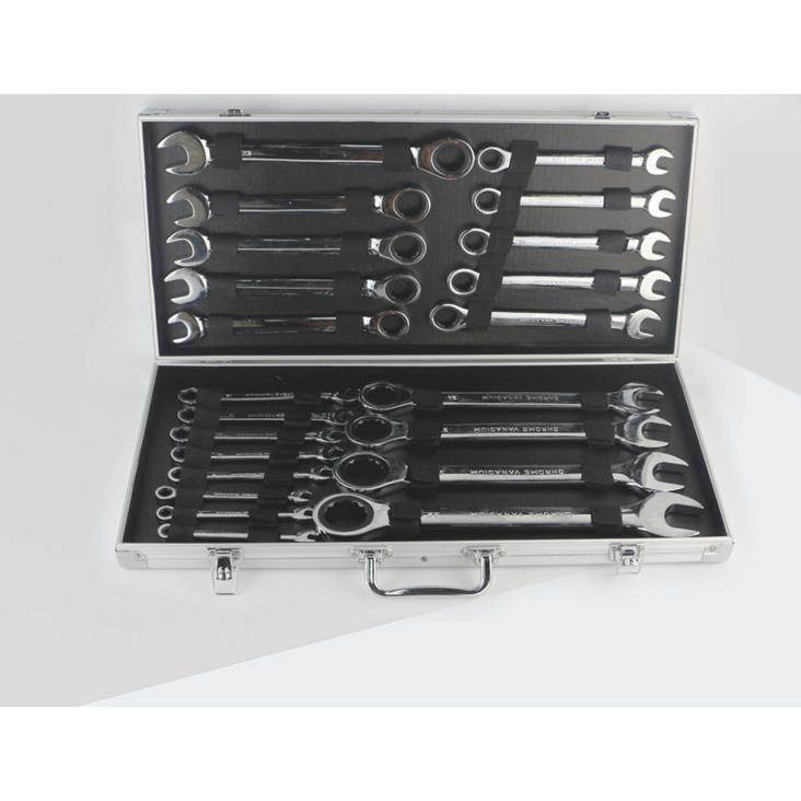 22件套铝合金棘轮扳手套装22pcs外贸出口棘轮扳手