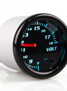 新款2寸七彩汽车改装电子仪表电压表水温表油温表涡轮表转速表