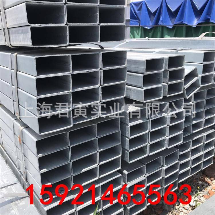供应Q235B 直缝方管镀锌矩形管60*100 幕墙用镀锌方管 全国配送