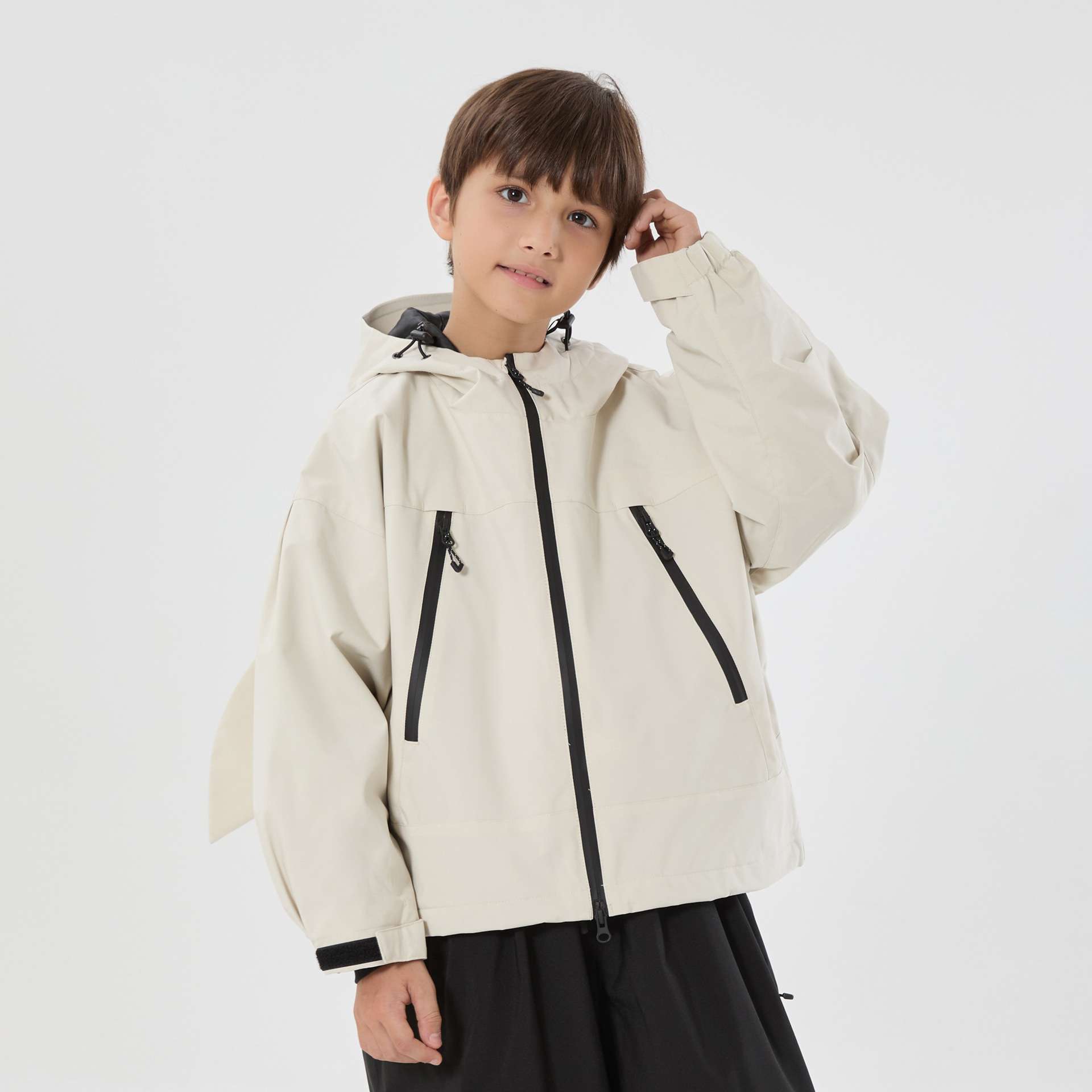 滑雪服专业儿童新款单双板兔儿可爱纯色小个子户外保暖滑雪服儿童