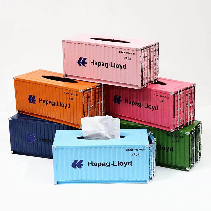 复古铁艺创意工业风集装箱纸巾盒家居客厅桌面储物盒摆设餐厅纸抽,鲜花速递/花卉仿真/绿植园艺,割草机/草坪机,淘宝优惠券,粉丝福利购,淘宝优惠卷