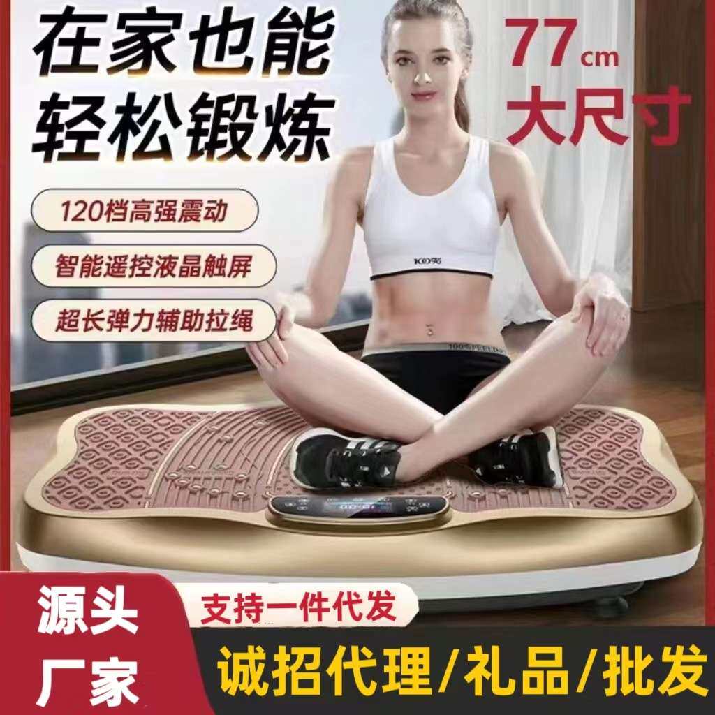 懒人健身甩脂机抖抖机站立式运动腰大肚腩小蛮腰健身器材家用