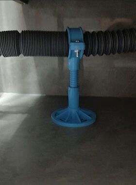 下水管支撑架坡度调节器升降管卡1107550蓝白色PVC水管固定件