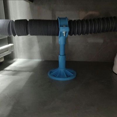 下水管支撑架坡度调节器升降管卡1107550蓝白色PVC水管固定件