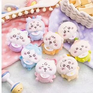 日本chiikawa婴儿系列baby限定 三明治乌萨奇吉伊毛绒挂件呆萌宝