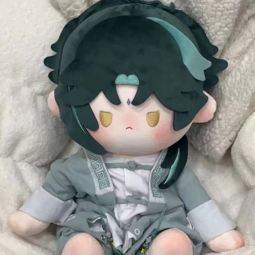 原神魈棉花娃娃40cm仿一番赏可爱毛绒公仔可换装同人周边礼物