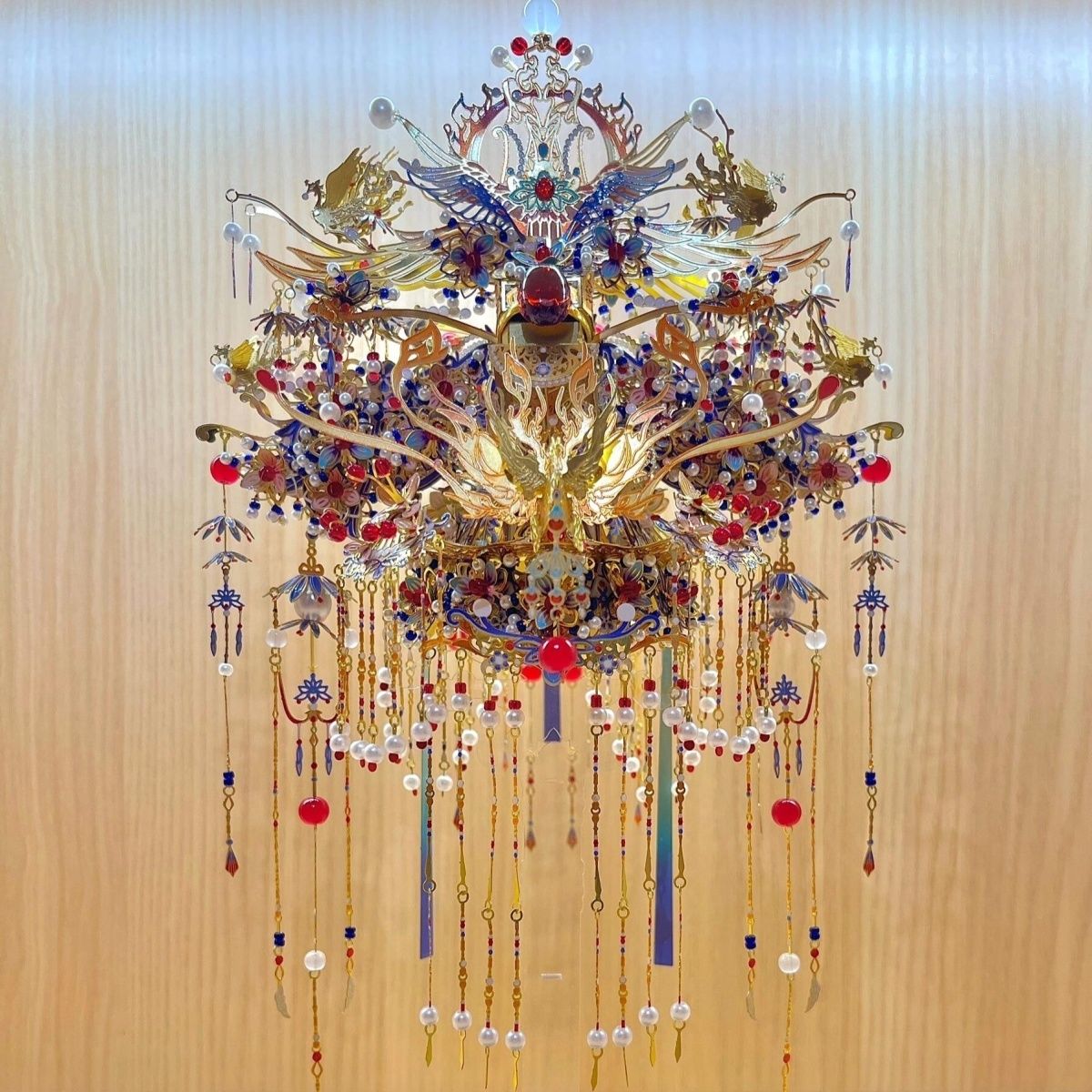 艺模婚礼宋制凤冠3D立体拼图金属拼装模型手工结婚送女礼物金翅鸟