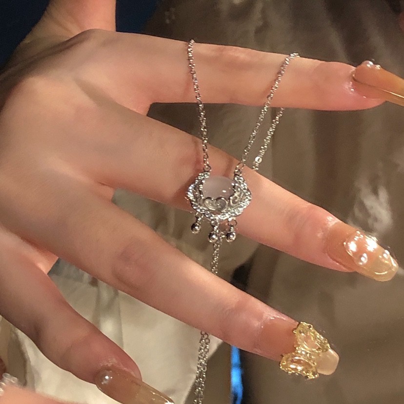 【小软的店呀】平安锁玉髓潮流项链