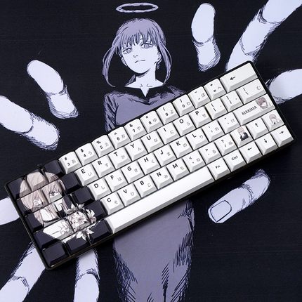 Makima电锯玛奇玛周边原厂PBT高度键帽热升华atk美加狮wooting