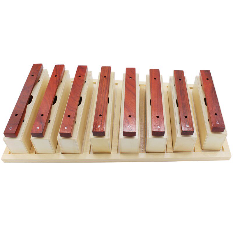 奥尔夫早教音块 红木音砖 8音木琴 八音转钟琴敲琴红木琴打击乐器
