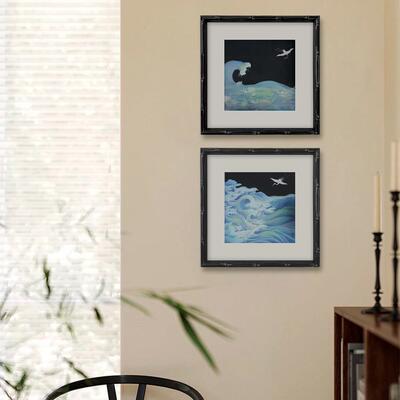 法式中古风组画客厅卧室现代装饰画复古玄关宋代美学挂画卧室书房
