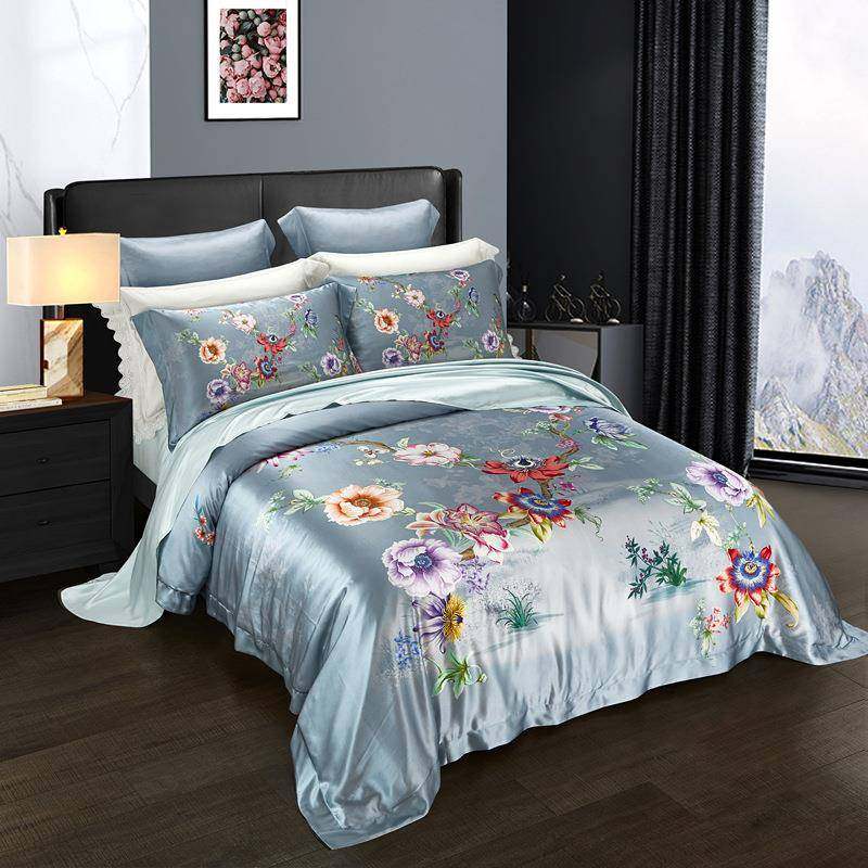 夏季桑蚕丝真丝四件套25姆米丝滑裸睡丝绸欧式被套圆床上用品生产,自行车/骑行装备/零配件,更多零件/配件,淘宝优惠券,粉丝福利购,淘宝优惠卷