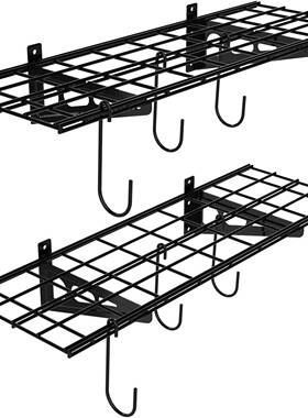 12*48inch车库壁架墙壁架车库整理系统储物架浮动搁板自行车挂钩