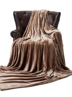 新款现货lively毛毯冬季双层加厚法莱绒毯子法兰绒保暖毯午睡毯