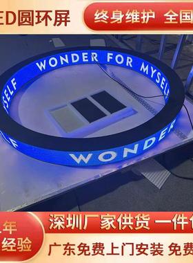 LED柔性显示屏室内展厅科技馆P2P3P4P5P1.8可弯曲全彩软模组屏