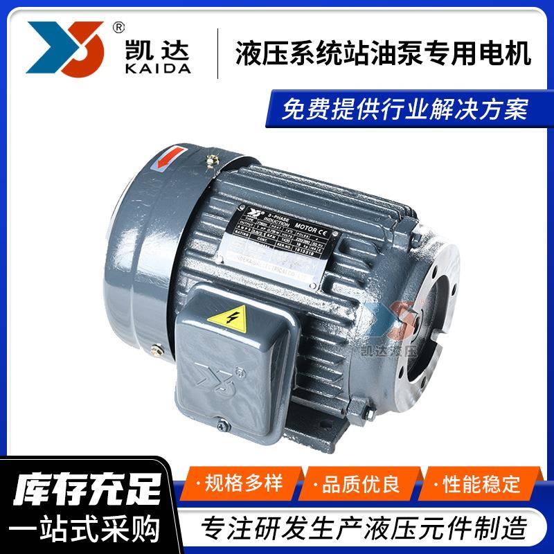 液压系统站油泵专用电机卧式三相铜线电机马达机械设备图片