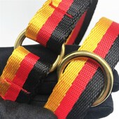 国旗激发牵引带中大型工作犬牵引绳马犬金毛德牧P绳狗狗遛狗链子