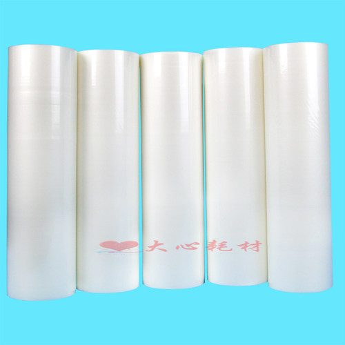 热裱膜 BOPP预涂膜 33厘米1寸芯亮光膜 广告膜覆膜机专用亮膜