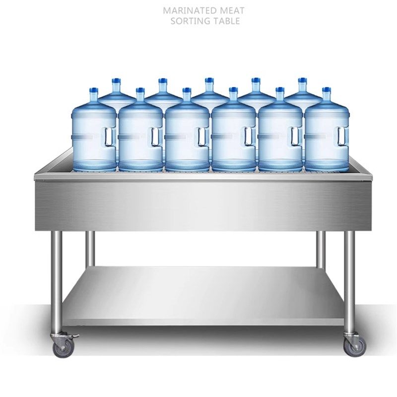 卤肉熟食分拣台不锈钢卤菜卤煮现捞车鸭货专用操作台凉肉台沥水车,家装主材,商用厨房操作台/工作台,淘宝优惠券,粉丝福利购,淘宝优惠卷