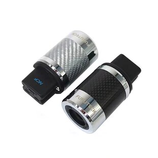 古河电源插头尾插HIFI紫铜碳纤维DIY发烧音响20A英式品字尾插