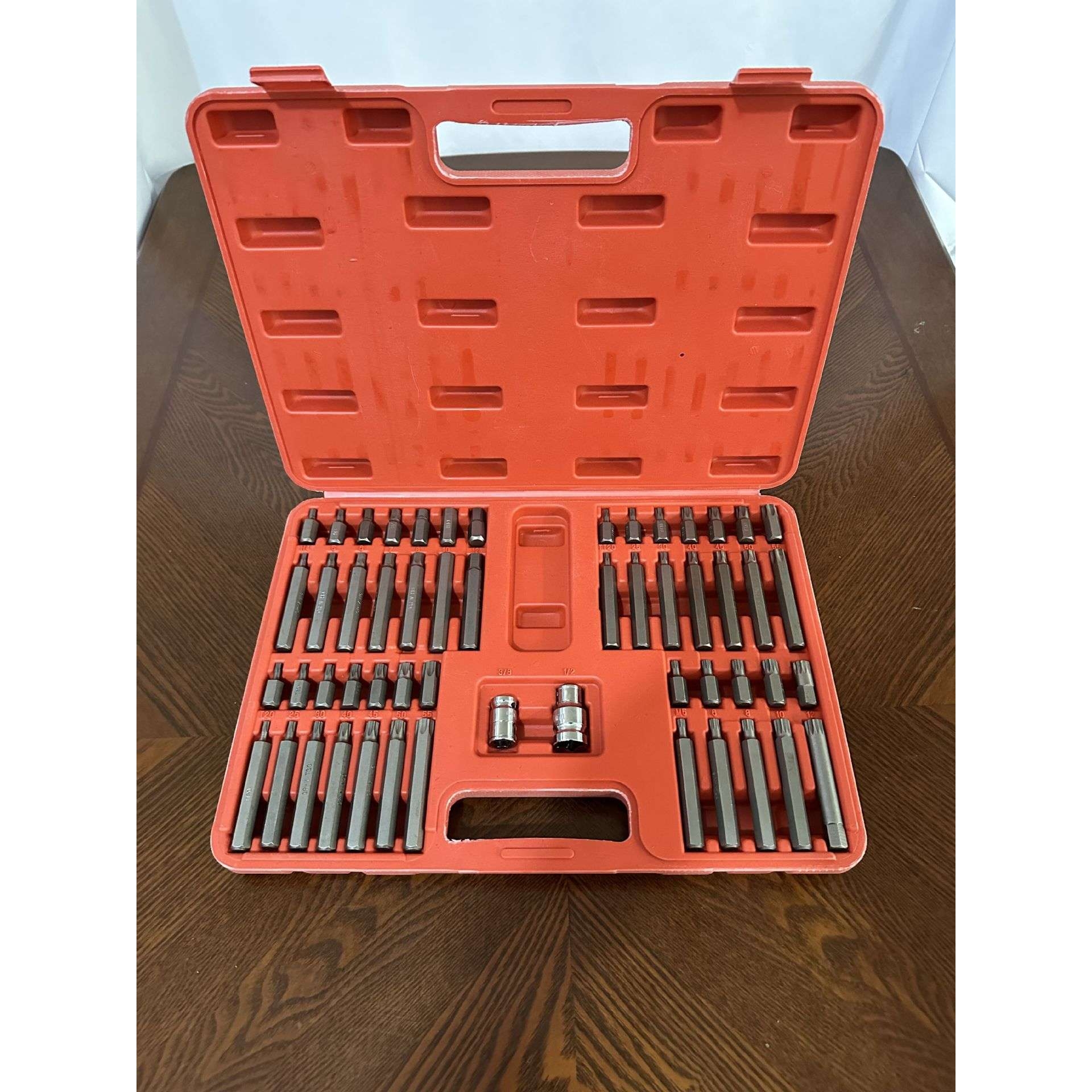 54件套星批筒头组合本色S2弹套工业机械THM型PC汽修维护吹塑盒