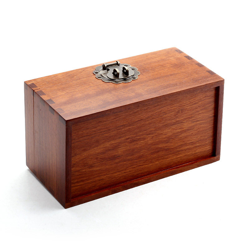 实木首饰盒缅甸花梨榫卯红木制盒子收纳盒子定做规格长方形礼品盒