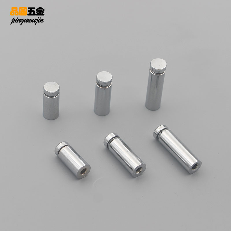 304不锈钢迷你广告钉Ms6丝牙玻璃亚克力瓷砖广告牌菜单 固定装饰