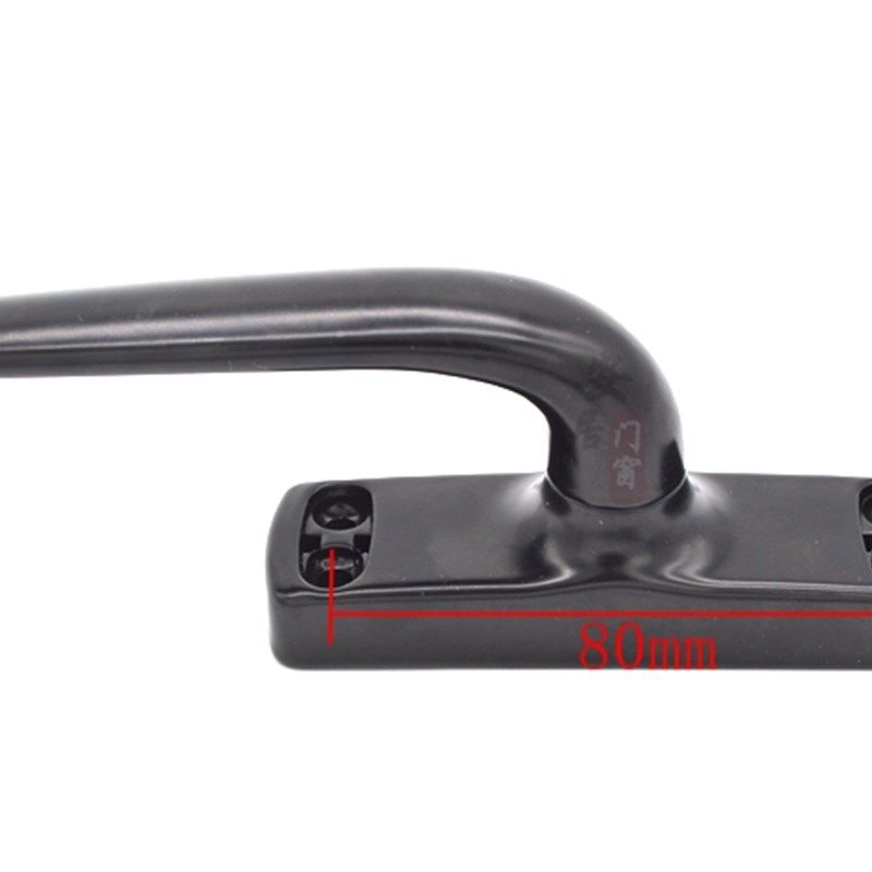 门窗户把手老式铝合金上悬平开窗传动执手内外推窗拉手柄配件80孔