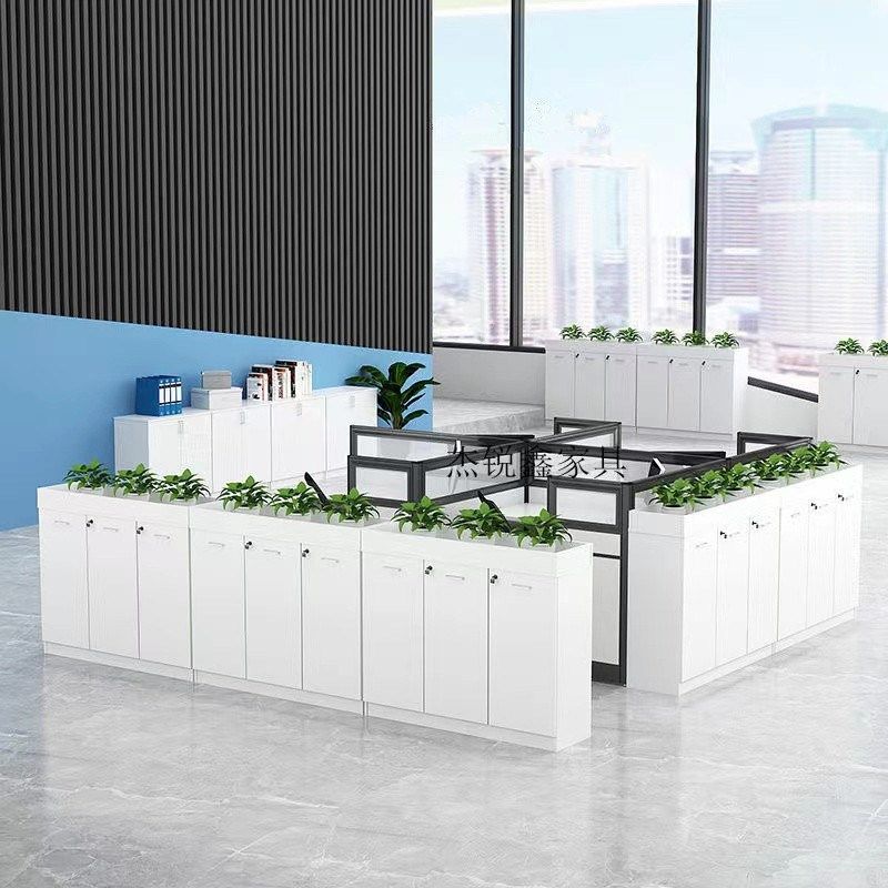 办公室桌边柜绿植隔断花槽柜文件储物柜组合矮柜资料档案柜遮挡柜,商业/办公家具,花槽柜,淘宝优惠券,粉丝福利购,淘宝优惠卷