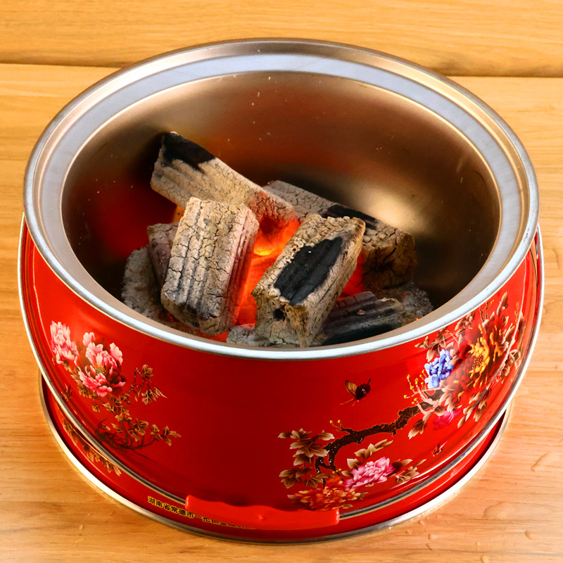 木炭烤火盆取f暖炉碳烤火炉烧烤炉架搬家进火乔迁新居新房入宅过