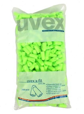 优唯斯降噪音耳塞SNR37dB NRR32dB子弹型PU泡棉1包200付分配器耳