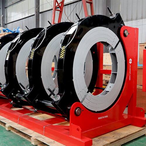 跨境大型热焊1000PE塑料管热机熔对接熔焊机 WELD1000e管液压p对