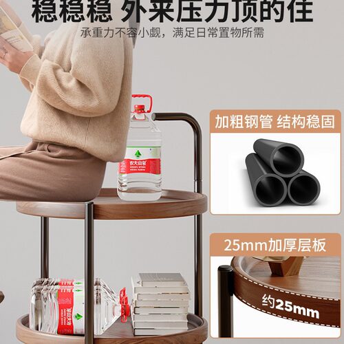 茶几客厅家用沙发客厅阳台可移动床头置物桌角几小圆桌边几小桌子