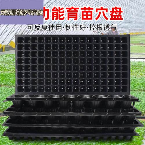 育苗盘穴盘菜苗专用塑料托 托盘多功能蔬菜秧苗种植杯神器大号营