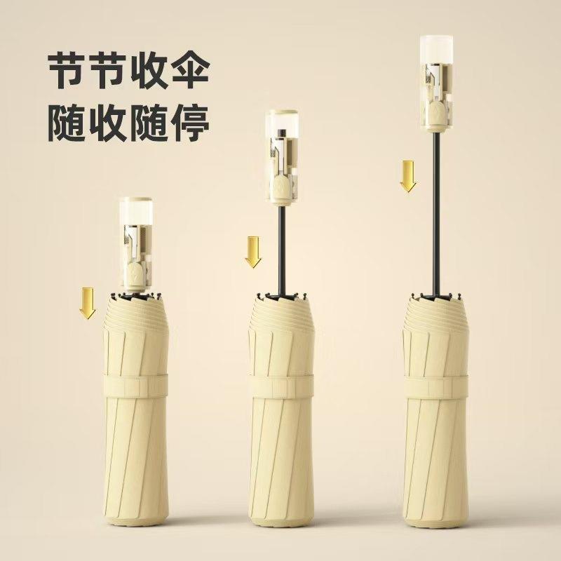 雨伞女生高颜值晴雨两用自动遮阳热卖伞具2025新款安全节节收新款