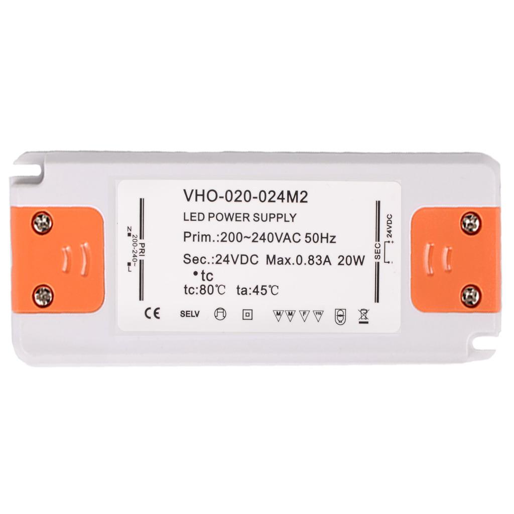 质保3年 20W 830MA 24V 过认证 薄恒压驱动 镜前灯LED开关电源