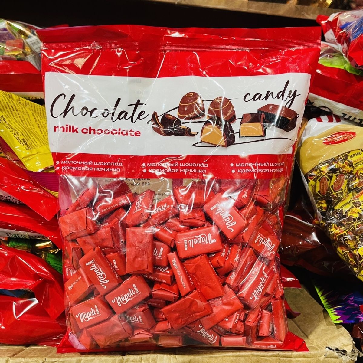 正品哈萨克斯坦巧克力可可粉混合喜糖婚庆糖果年货袋装散装包邮