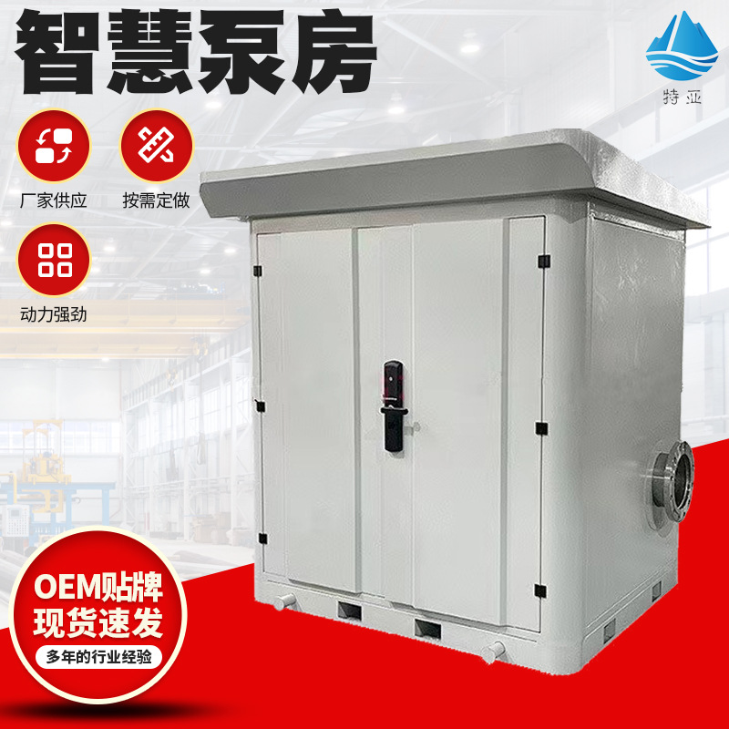 一体化智慧泵房室外户外供水泵站移动集成市政工程箱泵供水设备