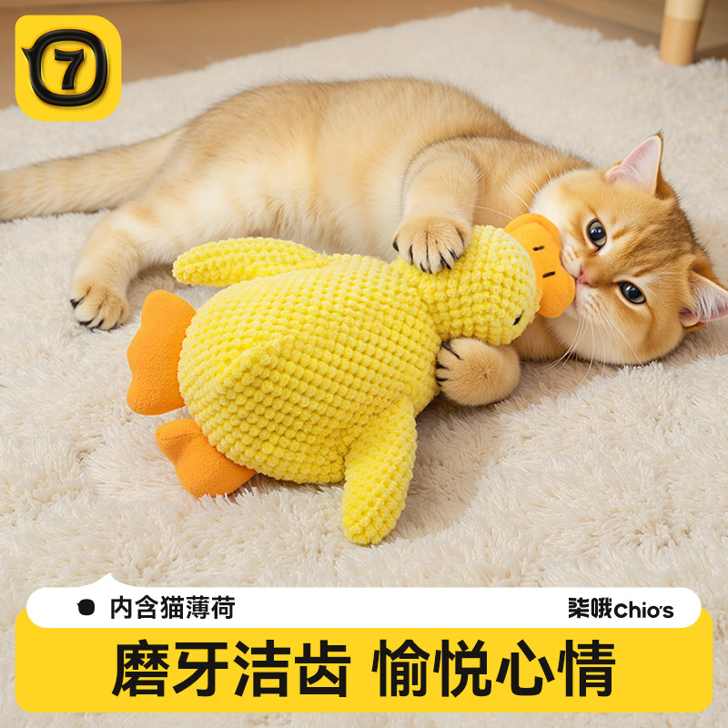 猫咪玩具解闷神器毛绒猫薄荷玩具自嗨发声磨牙耐咬猫咪推荐用品YL