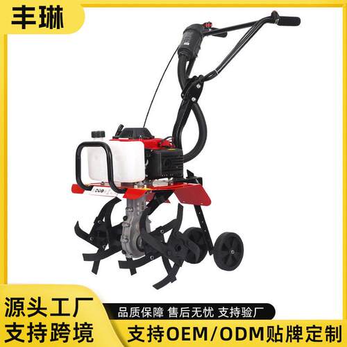直款63CC145F汽油款微耕机农用除草开沟松土旋耕机四冲程耕地机械